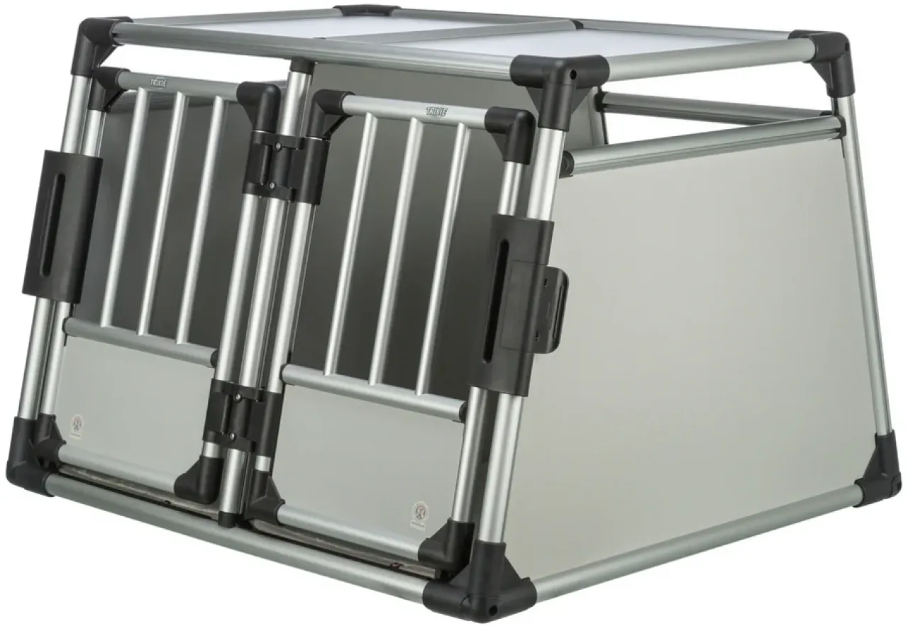 Doppel-Transportbox, Aluminium